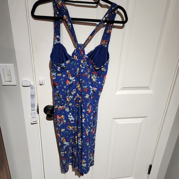 Retro chic mermaid halter romper - Picture 7 of 7